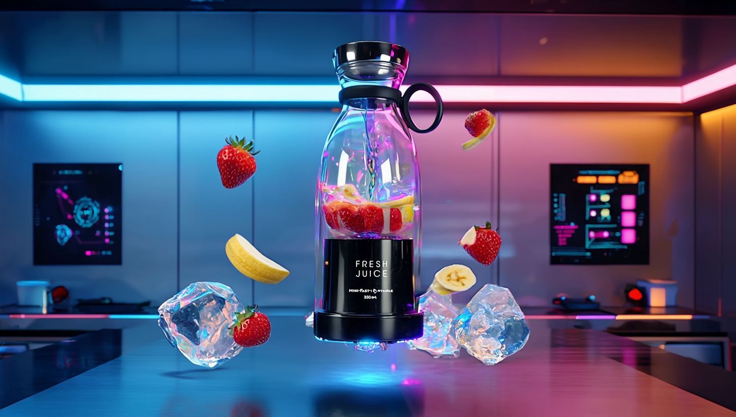 LOVILDS™ Fresh Blend Bottle – USB Rechargeable Juicer
