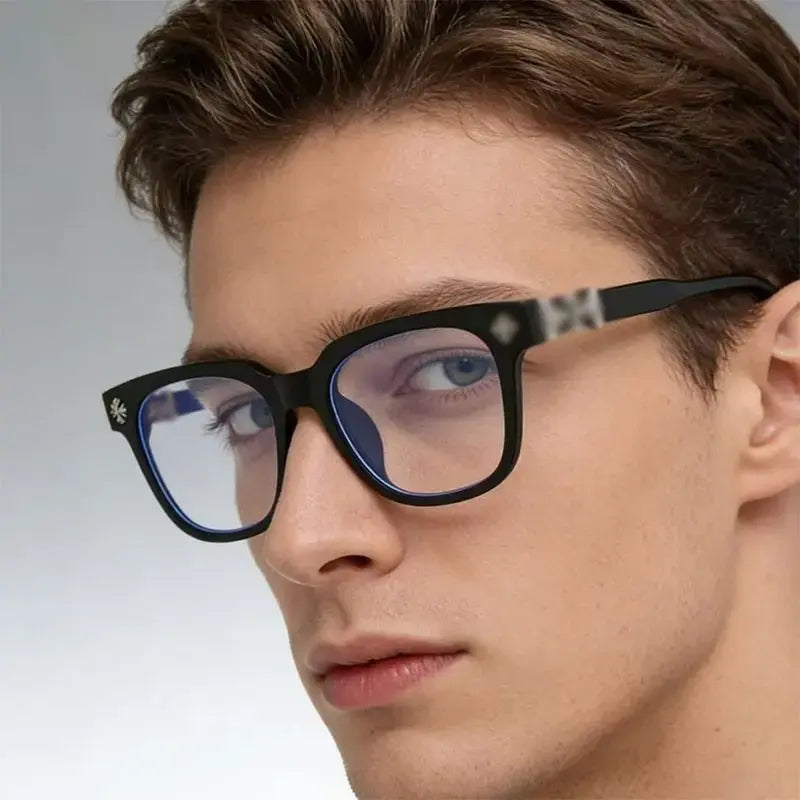 Metal Square Blue Light Blocking Glasses 👓✨