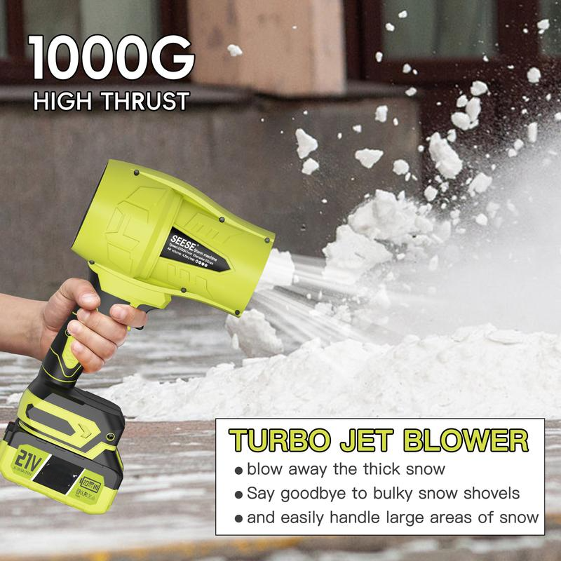 ✨ SEESE Multi-Use Cordless Blower – Car Dryer, Snow Remover & Yard Cleaner