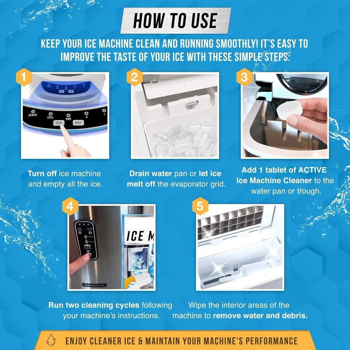 Ice Machine Cleaner Tablets