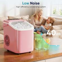 Portable Ice Maker with Scoop & Basket