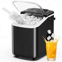 Portable Ice Maker with Scoop & Basket