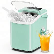 Portable Ice Maker with Scoop & Basket